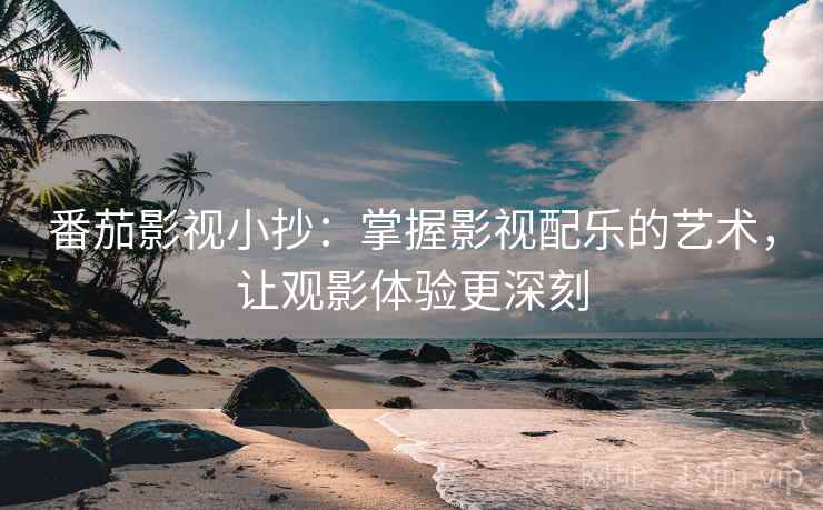 番茄影视小抄：掌握影视配乐的艺术，让观影体验更深刻